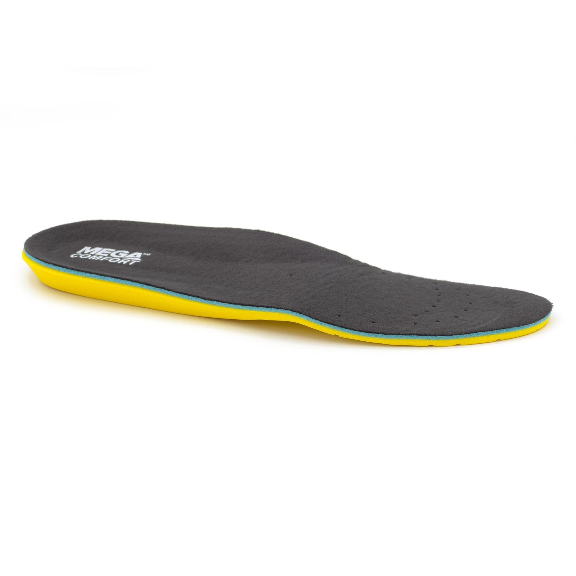 Mega Comfort Personal Anti-Fatigue Mat Insole — Men's Size 6/7, Women's Size 8/9, Memory Foam, Ergonomic Design, Model# PAM-M67/W89